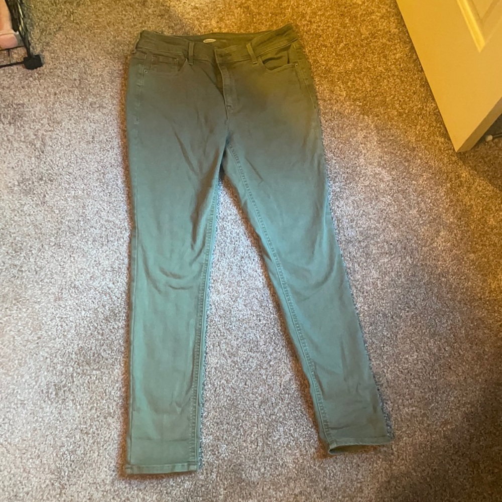 Old Navy Green Jeans